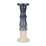 Sagebrook Home Ceramic 16`` Candle Holder, Blue Fade Matt