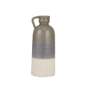Sagebrook Home 14515-02 20" Ceramic Decorative Bottle, Gray/Ivory