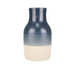 Sagebrook Home 14515-03 21" Ceramic Decorative Bottle, Blue / Ivory
