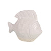 Sagebrook Home Ceramic 9`` Fish, Ivory