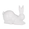 Sagebrook Home Ceramic 14`` Rabbit, White