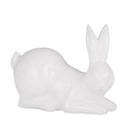 Sagebrook Home Ceramic 14`` Rabbit, White