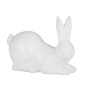 Sagebrook Home Ceramic 14`` Rabbit, White