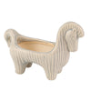 Sagebrook Home Ceramic 9`` Horse Planter, Paleblue