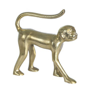 Sagebrook Home Aluminum Walking Monkey, 10`` Gold