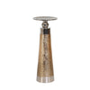 Sagebrook Home Aluminum 11`` Pillar Holder, Gold/Silver