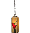 Meyda Lighting 145967 5"W Iris Mini Pendant