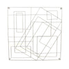 Sagebrook Home 30`` Abstract Metal Wall Decor,Silver, Wb