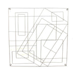 Sagebrook Home 30`` Abstract Metal Wall Decor,Silver, Wb
