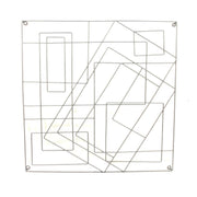 Sagebrook Home 30`` Abstract Metal Wall Decor,Silver, Wb