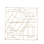Sagebrook Home 30`` Abstract Metal Wall Decor, Gold, Wb