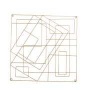 Sagebrook Home 30`` Abstract Metal Wall Decor, Gold, Wb