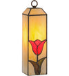 Meyda Lighting 145984 4"Sq Iris Lamp Shade