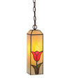 Meyda Lighting 145985 4"Sq Iris Mini Pendant