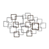 Sagebrook Home 14600 24" Metal Wall Decor, Bronze/ Silver, Wb