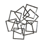 Sagebrook Home Metal 41`` 2 Tone Wall Decor,Silver, Wb