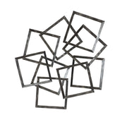 Sagebrook Home Metal 41`` 2 Tone Wall Decor,Silver, Wb