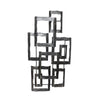 Sagebrook Home 14602-01 19" Metal Contemporary Wall Dec Antique Silver, Wb
