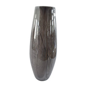 Sagebrook Home Glass 20`` Vase, Smoke