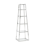 Sagebrook Home 14619-01 23.6" Stainless Steel Etagere, Silver