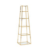 Sagebrook Home Stainless Steel Etagere, Gold