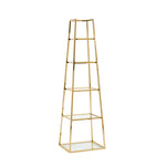 Sagebrook Home Stainless Steel Etagere, Gold