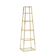 Sagebrook Home Stainless Steel Etagere, Gold