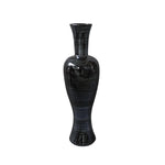 Sagebrook Home 14632-02 23" Ceramic Vase, Pearl Black