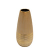 Sagebrook Home 17" 2-Tone Vase, Gold