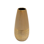 Sagebrook Home 17" 2-Tone Vase, Gold