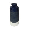Sagebrook Home Ceramic 17`` Vase, Dark Blue