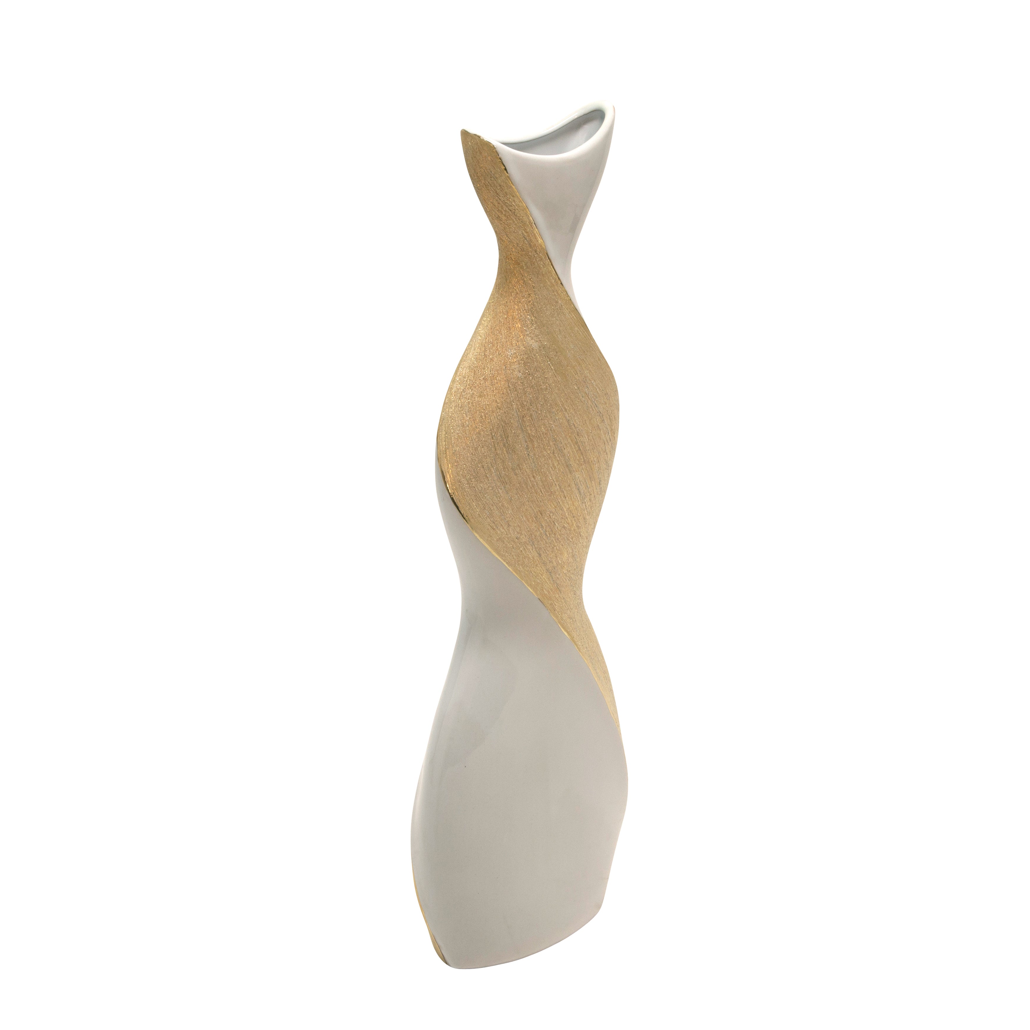 Sagebrook Home Twisted Vase - Thumbnail 2