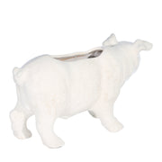 Sagebrook Home Ceramic 16`` L Pig Planter, White