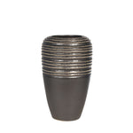 Sagebrook Home 14650-01 14" Ceramic Vase, Gray
