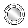 Sagebrook Home 14658-02 28" Metal Frame Wall Mirror, Black - Wb