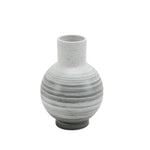 Sagebrook Home Ceramic 12`` Vase, White/Gray