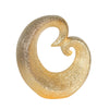 Sagebrook Home Ceramic 10" Sculpture, Gold