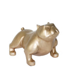 Sagebrook Home Resin 10``L Bulldog, Gold