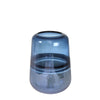 Sagebrook Home 14682-02 9" Glass, Handmade Vase, Blue
