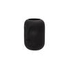 Sagebrook Home 14684-03 10" Glass Face Vase, Black