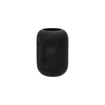 Sagebrook Home 14684-03 10" Glass Face Vase, Black