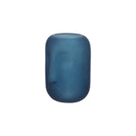 Sagebrook Home 14684-05 10" Glass Face Vase, Blue