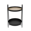 Sagebrook Home Metal 25`` 2 Tier Side Table, Multi