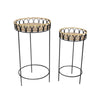 Sagebrook Home Set of 2 26/23``H Plant Stands, Brown
