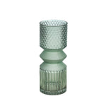 Sagebrook Home Glass 10" Mallet Vase, Green