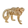 Sagebrook Home 14701-02 7"H Resin Monkey Mother with Baby, Gold