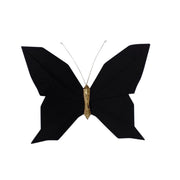 Sagebrook Home Resin 10`` W Origami Butterfly Wall Decor, Black