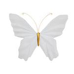 Sagebrook Home 14704-02 8" W Resin Origami Butterfly Wall Decor, White