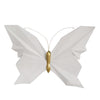Sagebrook Home Resin 15`` W Origami Butterfly Wall Decor, White
