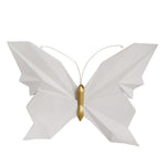 Sagebrook Home Resin 15`` W Origami Butterfly Wall Decor, White